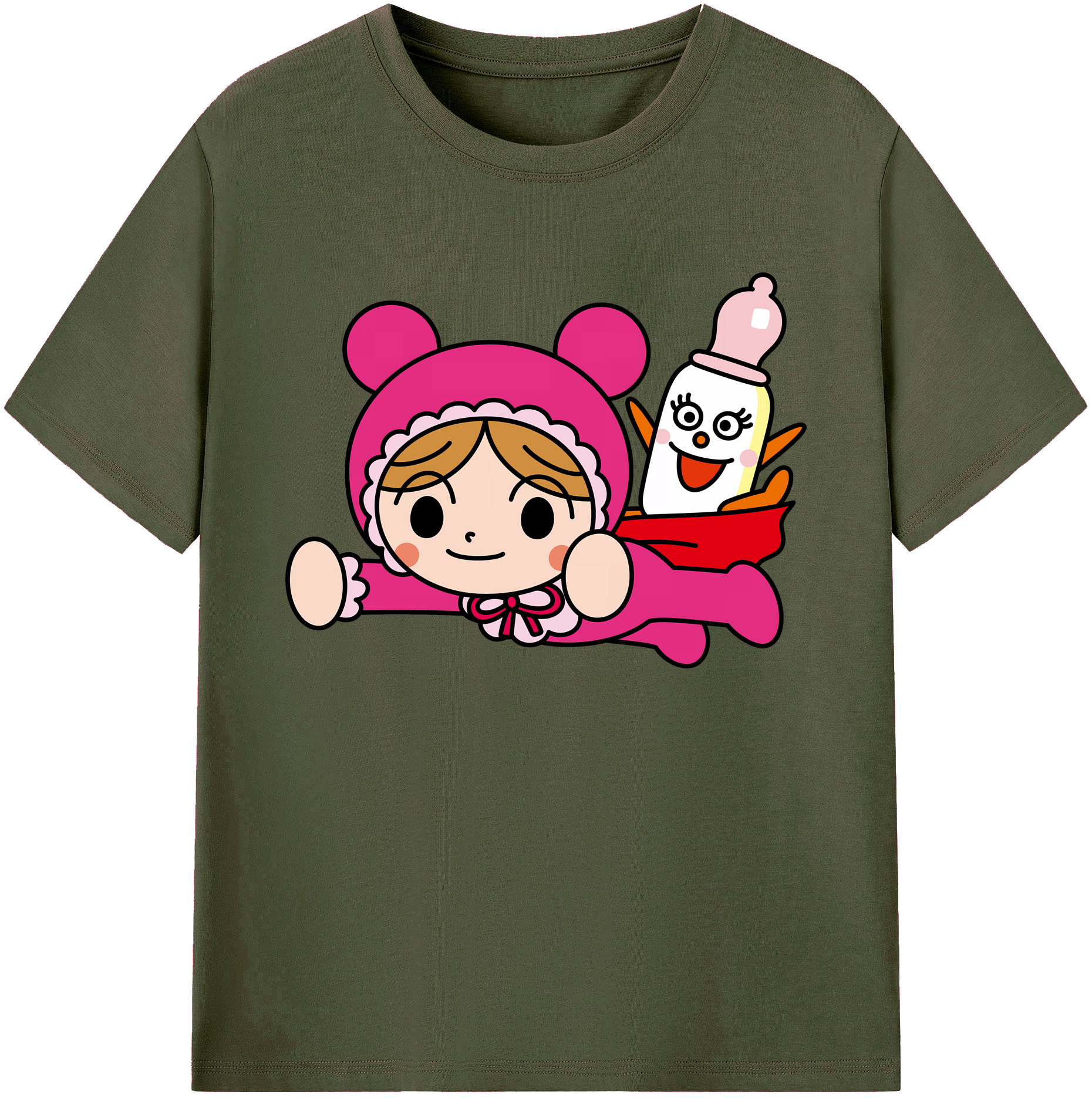 （画像用） アンパンマン Anpanman 綿100％ メンズ半袖Tシャツ｜肌触りやわらか＆通気性